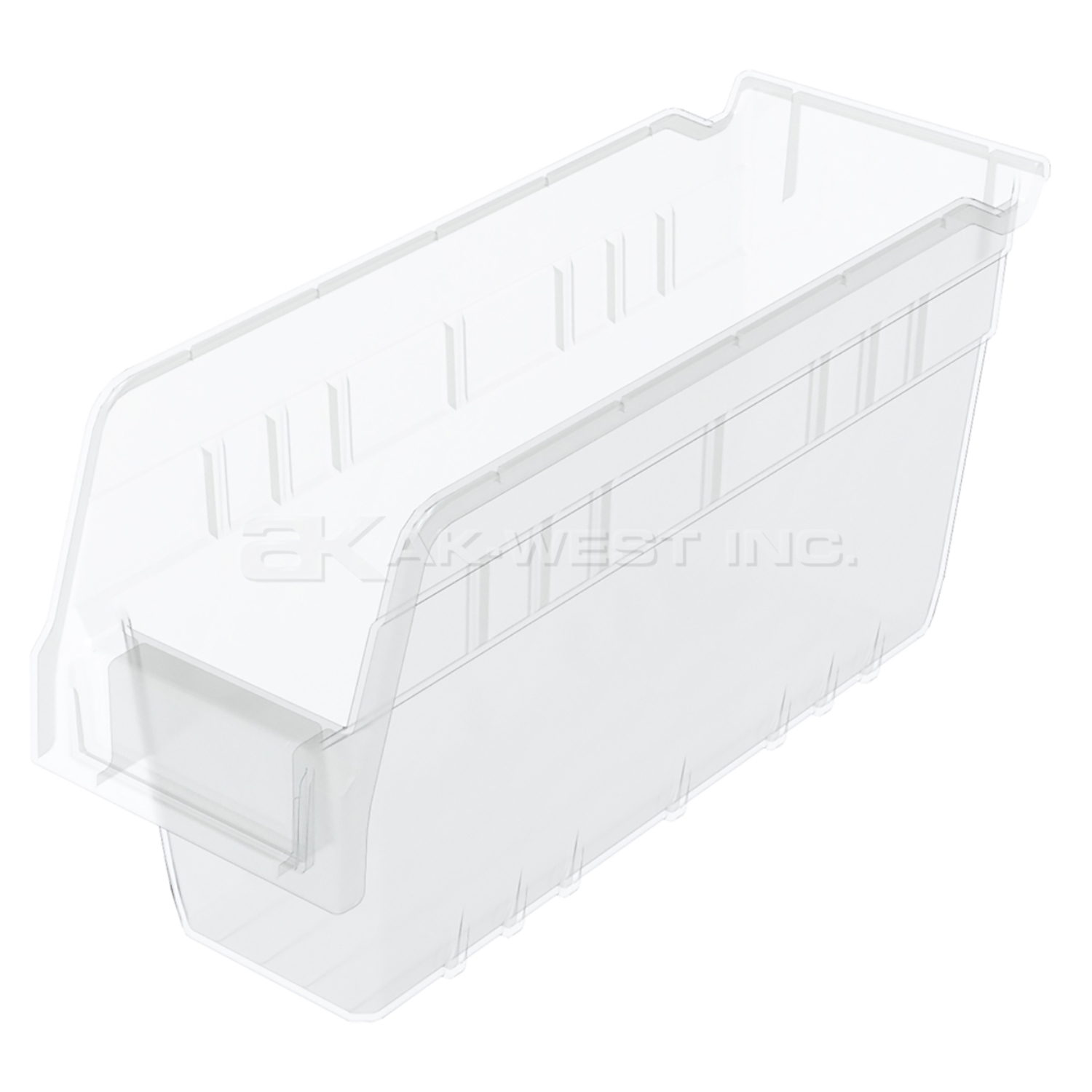 Clear, 11-5/8" x 4-1/8" x 6" Shelf Bin (16 Per Carton)