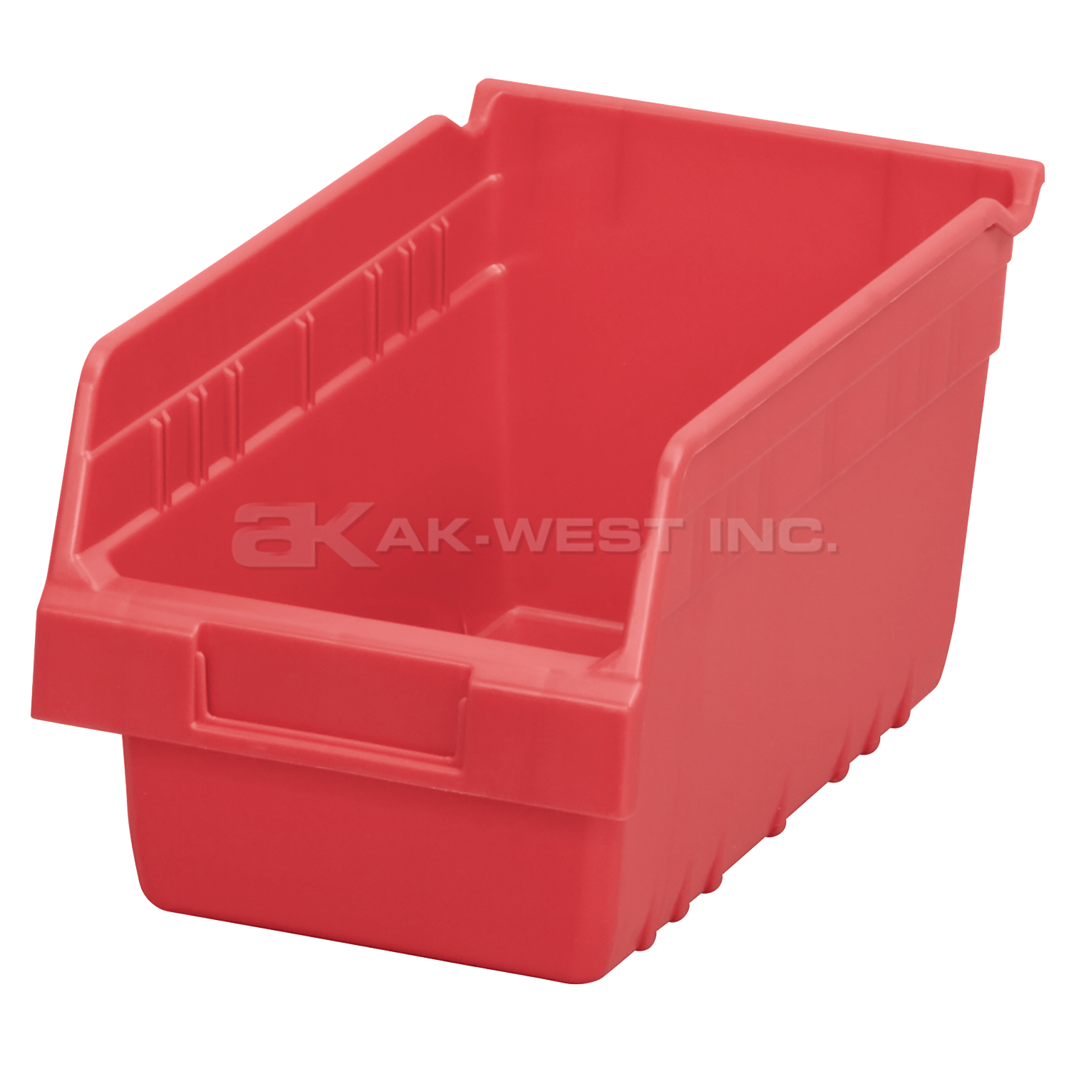 Red, 11-5/8" x 6-5/8" x 6" Shelf Bin (10 Per Carton)