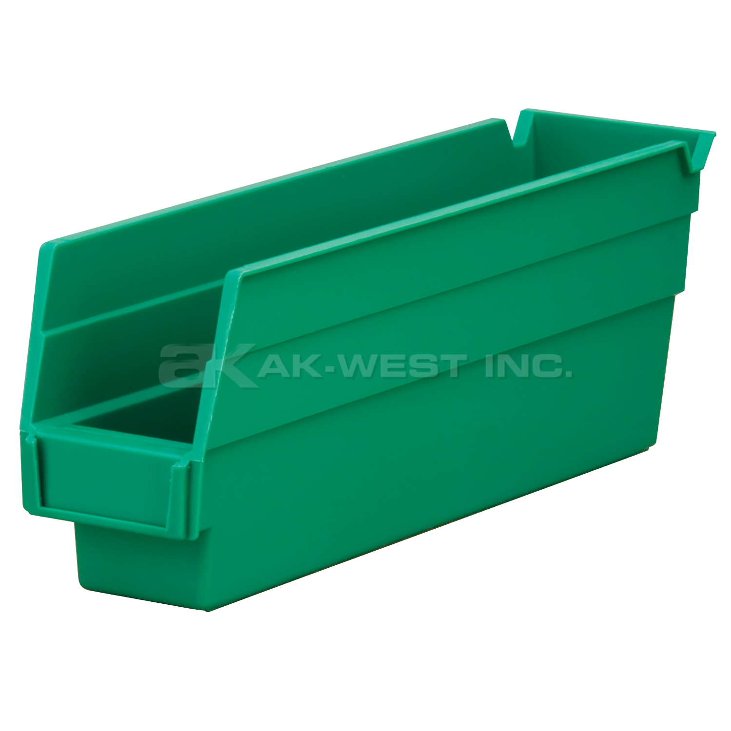 Green, 11-5/8" x 2-3/4" x 4" Shelf Bin (24 Per Carton)