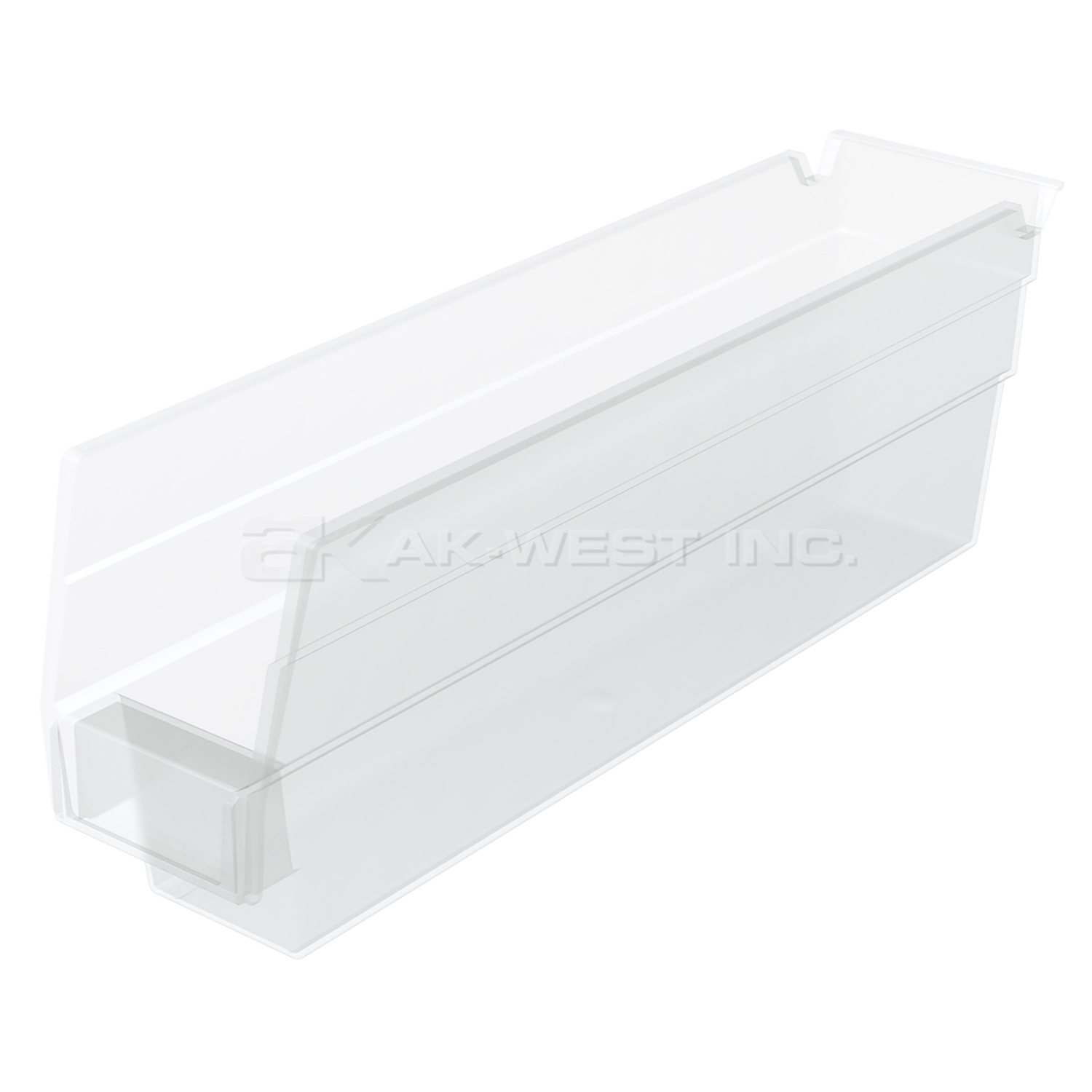 Clear, 11-5/8" x 2-3/4" x 4" Shelf Bin (24 Per Carton)