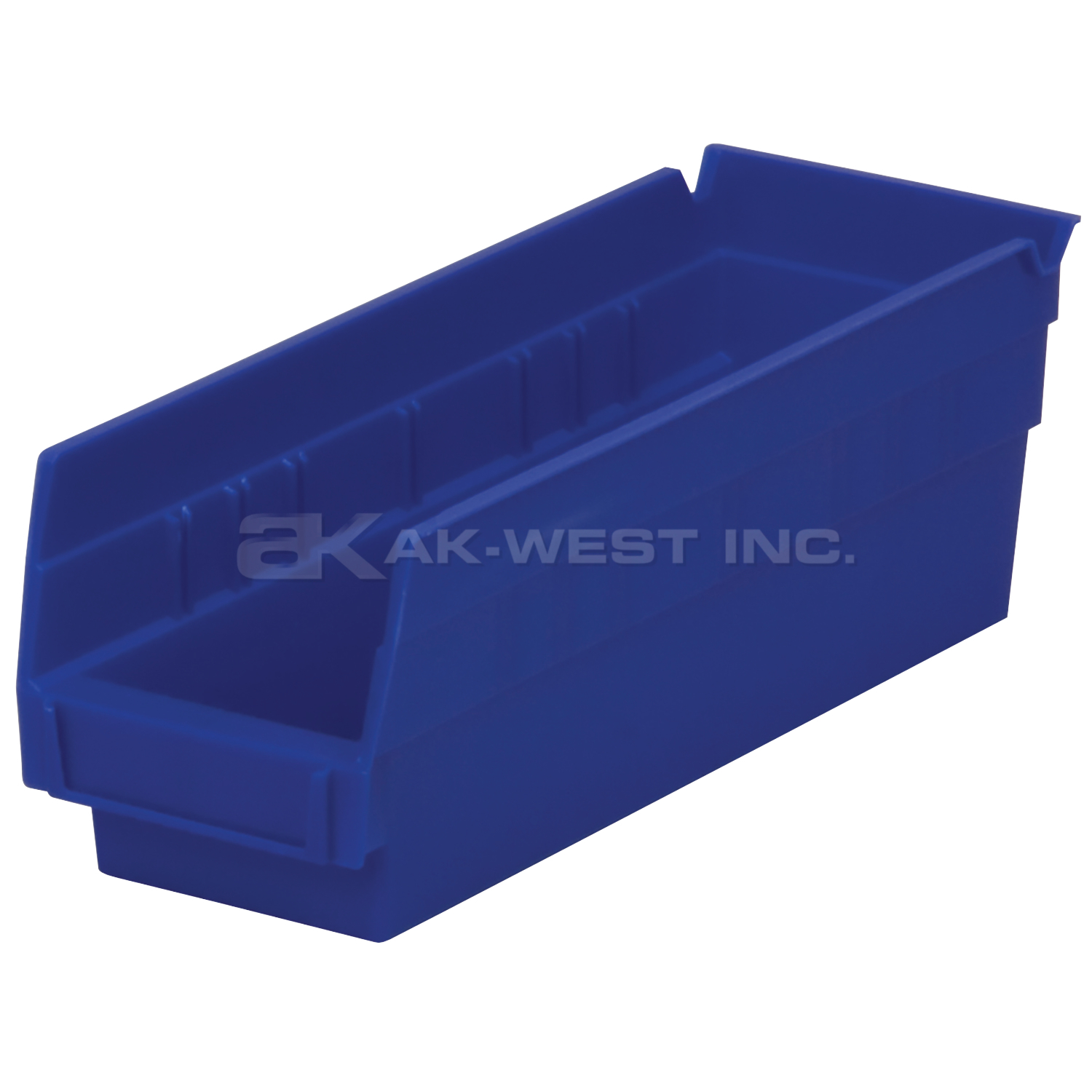 Blue, 11-5/8" x 4-1/8" x 4" Shelf Bin (24 Per Carton)