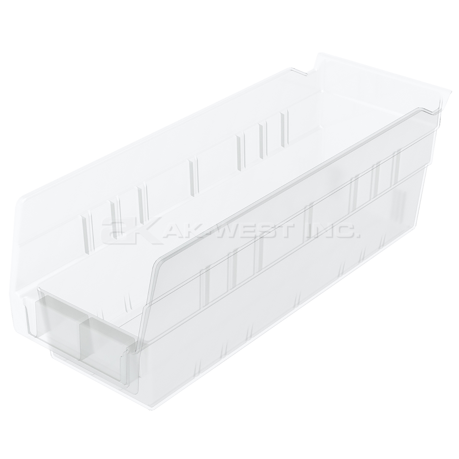 Clear, 11-5/8" x 4-1/8" x 4" Shelf Bin (24 Per Carton)