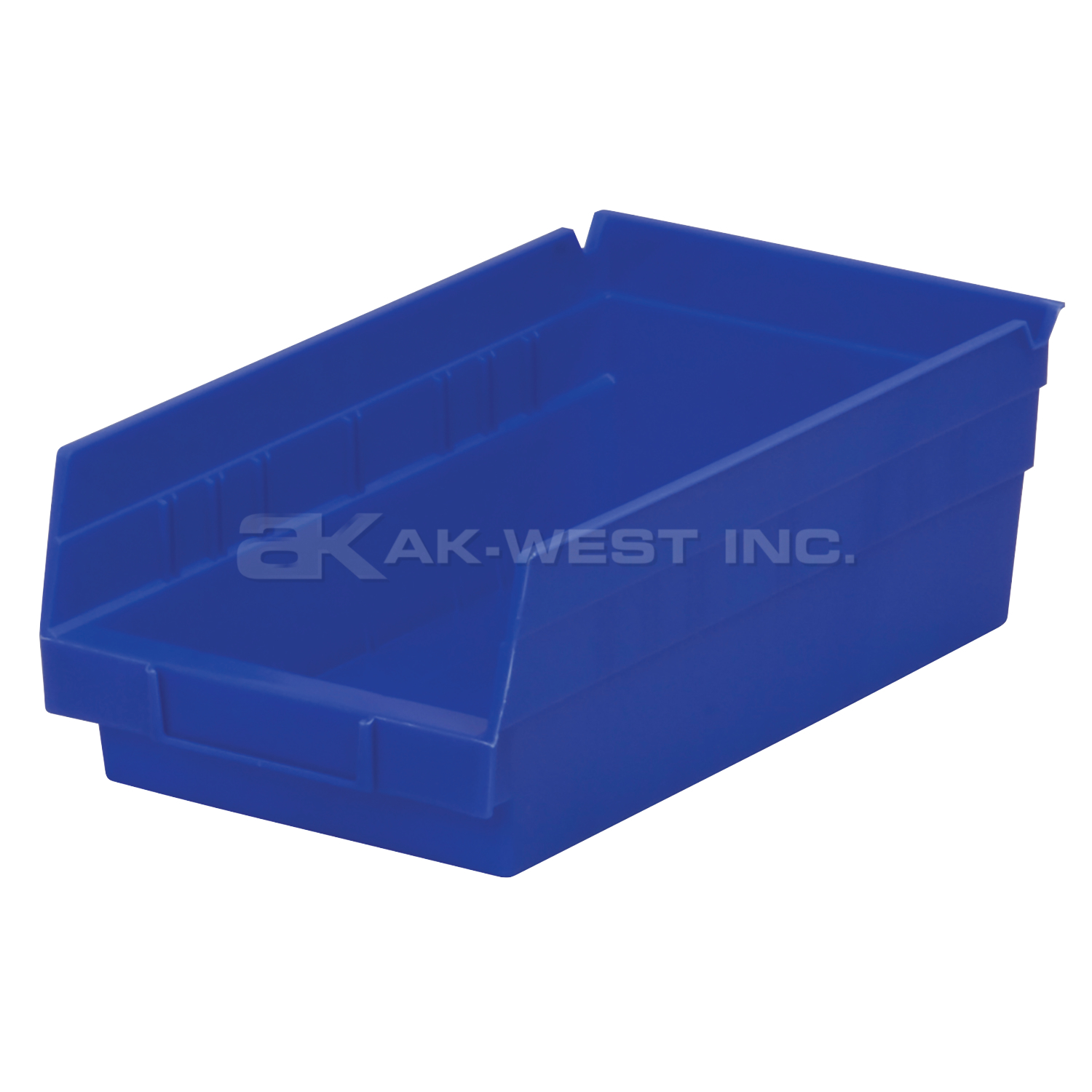 Blue, 11-5/8" x 6-5/8" x 4" Shelf Bin (12 Per Carton)