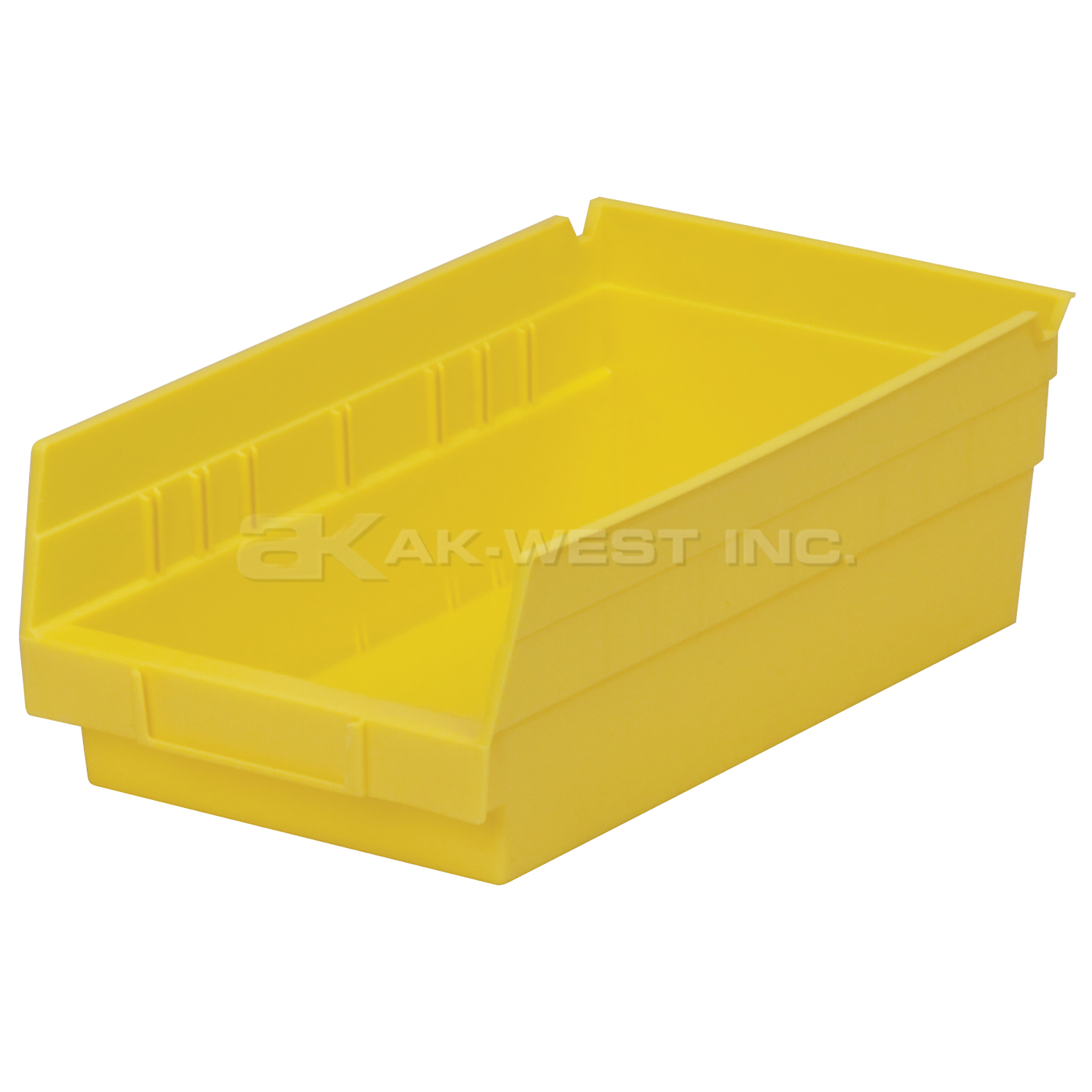 Yellow, 11-5/8" x 6-5/8" x 4" Shelf Bin (12 Per Carton)
