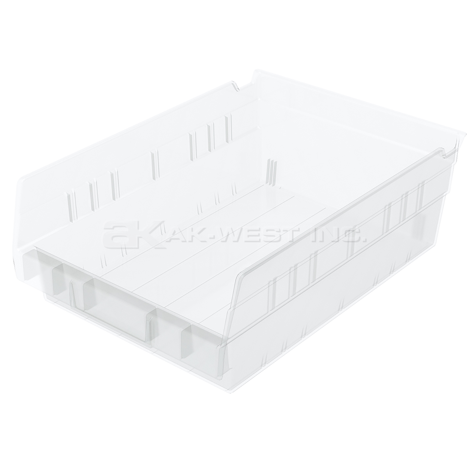 Clear, 11-5/8" x 8-3/8" x 4" Shelf Bin (12 Per Carton)