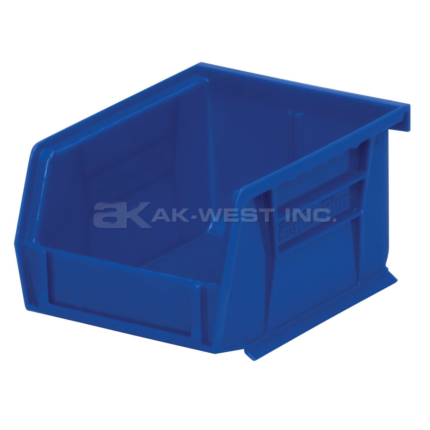 Blue, 5-3/8" x 4-1/8" x 3" Hanging and Stacking Bin (24 Per Carton)