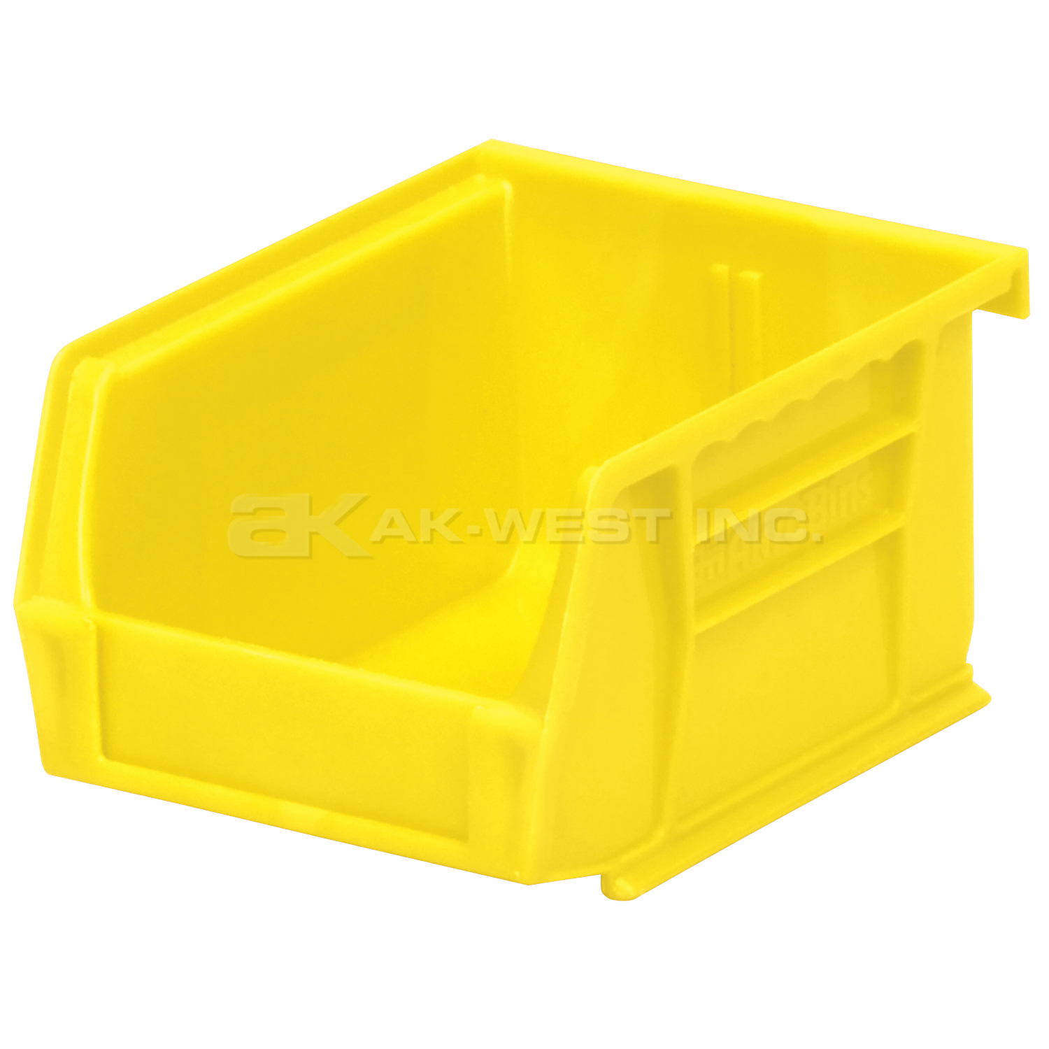 Yellow, 5-3/8" x 4-1/8" x 3" Hanging and Stacking Bin (24 Per Carton)