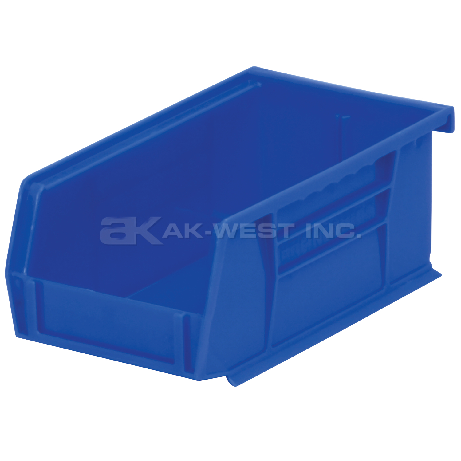 Blue, 7-3/8" x 4-1/8" x 3" Hanging and Stacking Bin (24 Per Carton)