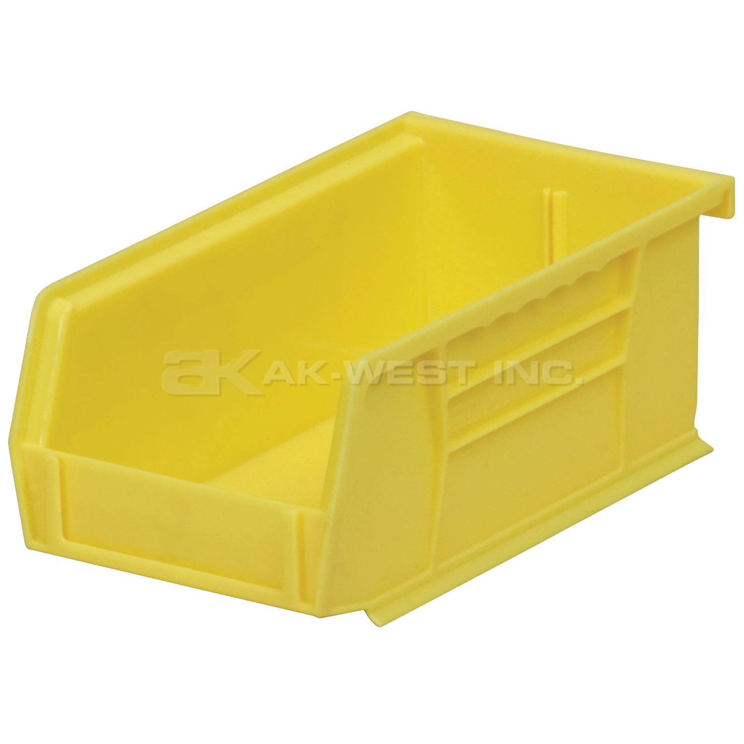 Yellow, 7-3/8" x 4-1/8" x 3" Hanging and Stacking Bin (24 Per Carton)