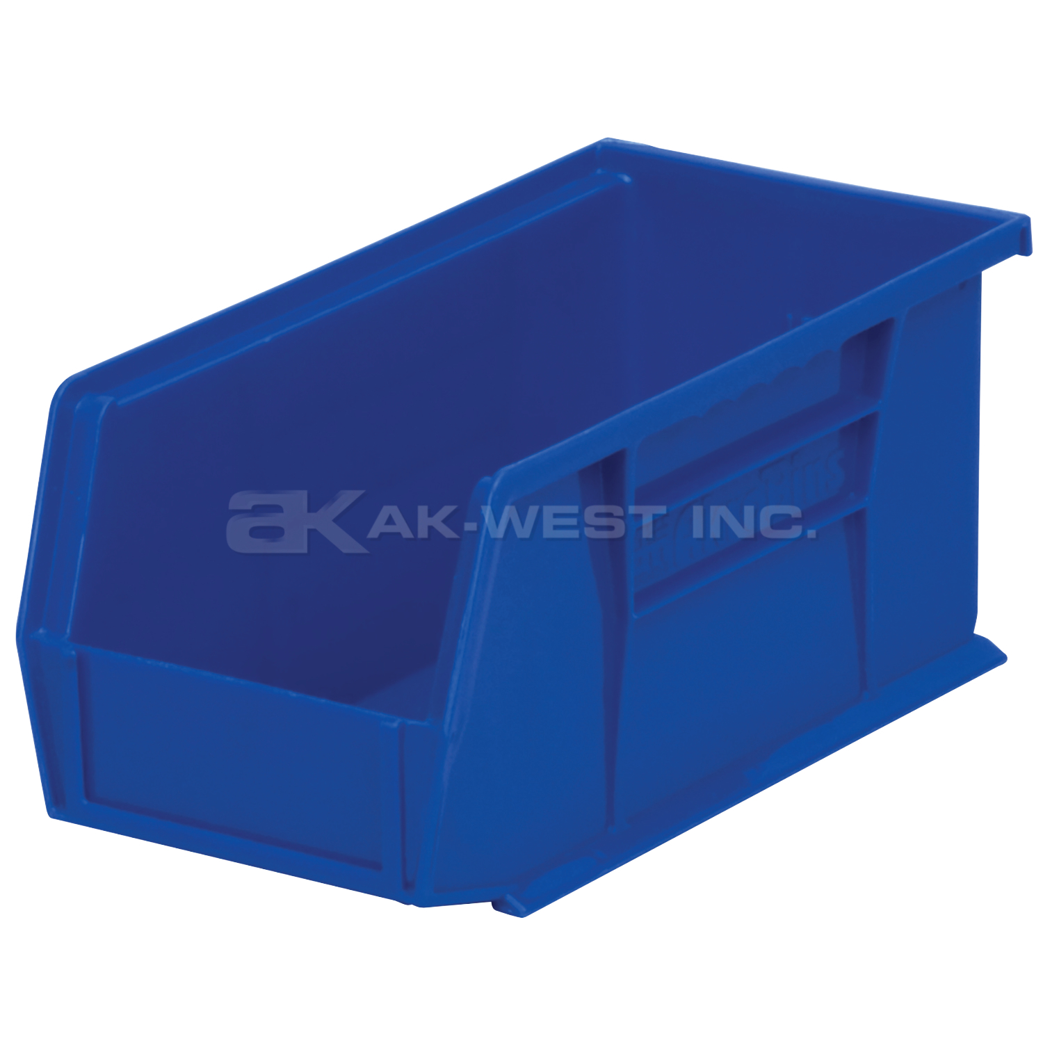 Blue, 10-7/8" x 5-1/2" x 5" Hanging and Stacking Bin (12 Per Carton)