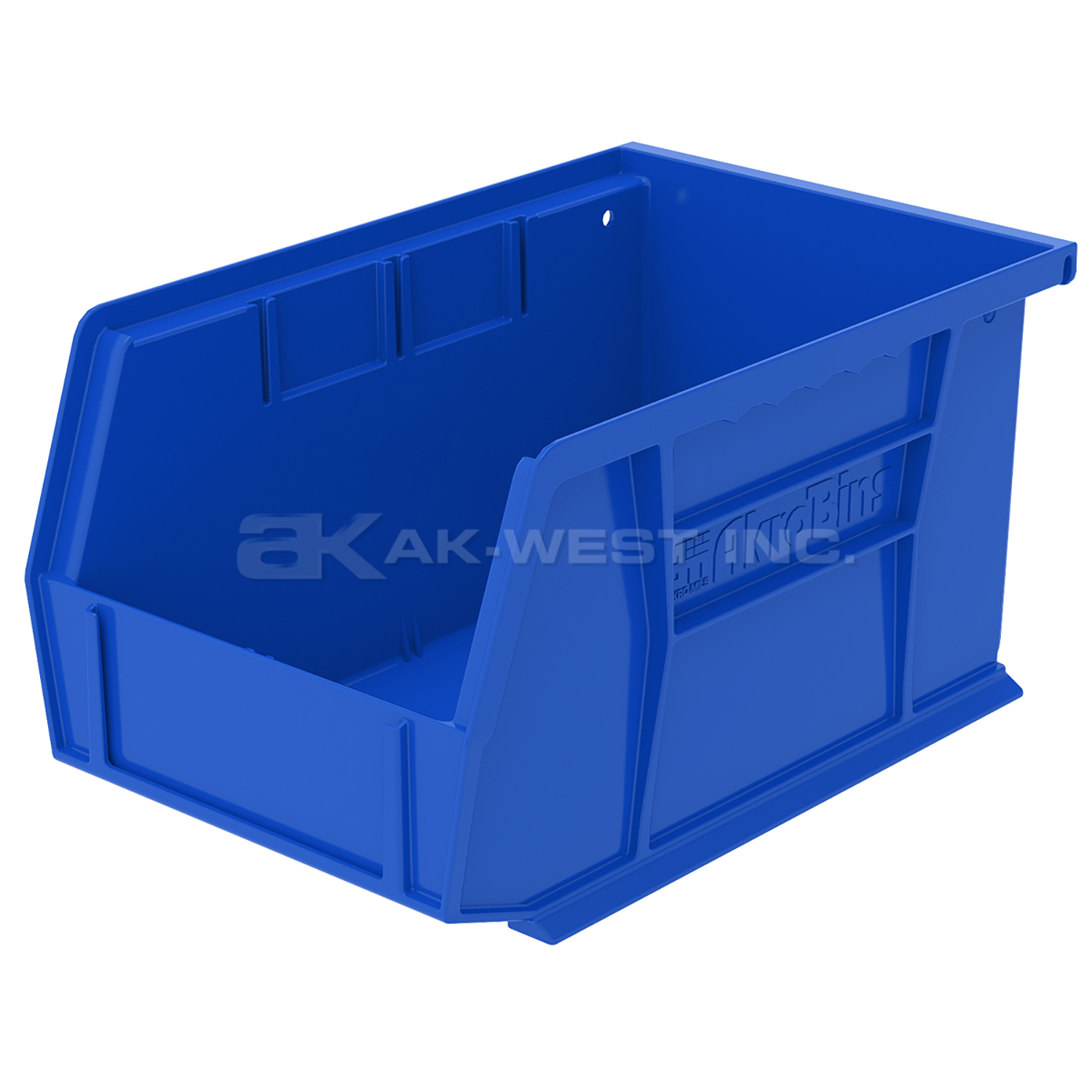 Blue, 9-1/4" x 6" x 5" Hanging and Stacking Bin (12 Per Carton)