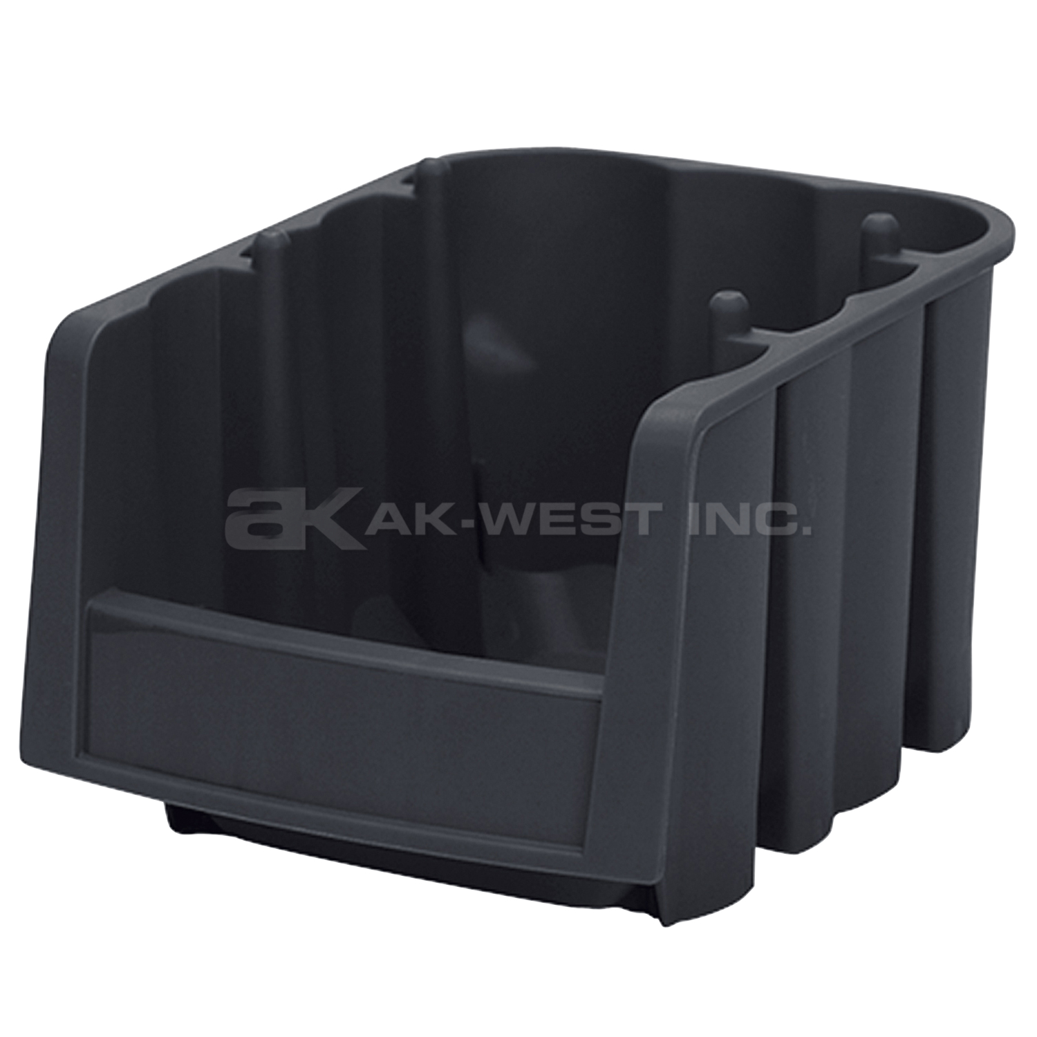 Black, 8-7/8" x 6-5/8" x 5" Economy Bin (10 Per Carton)