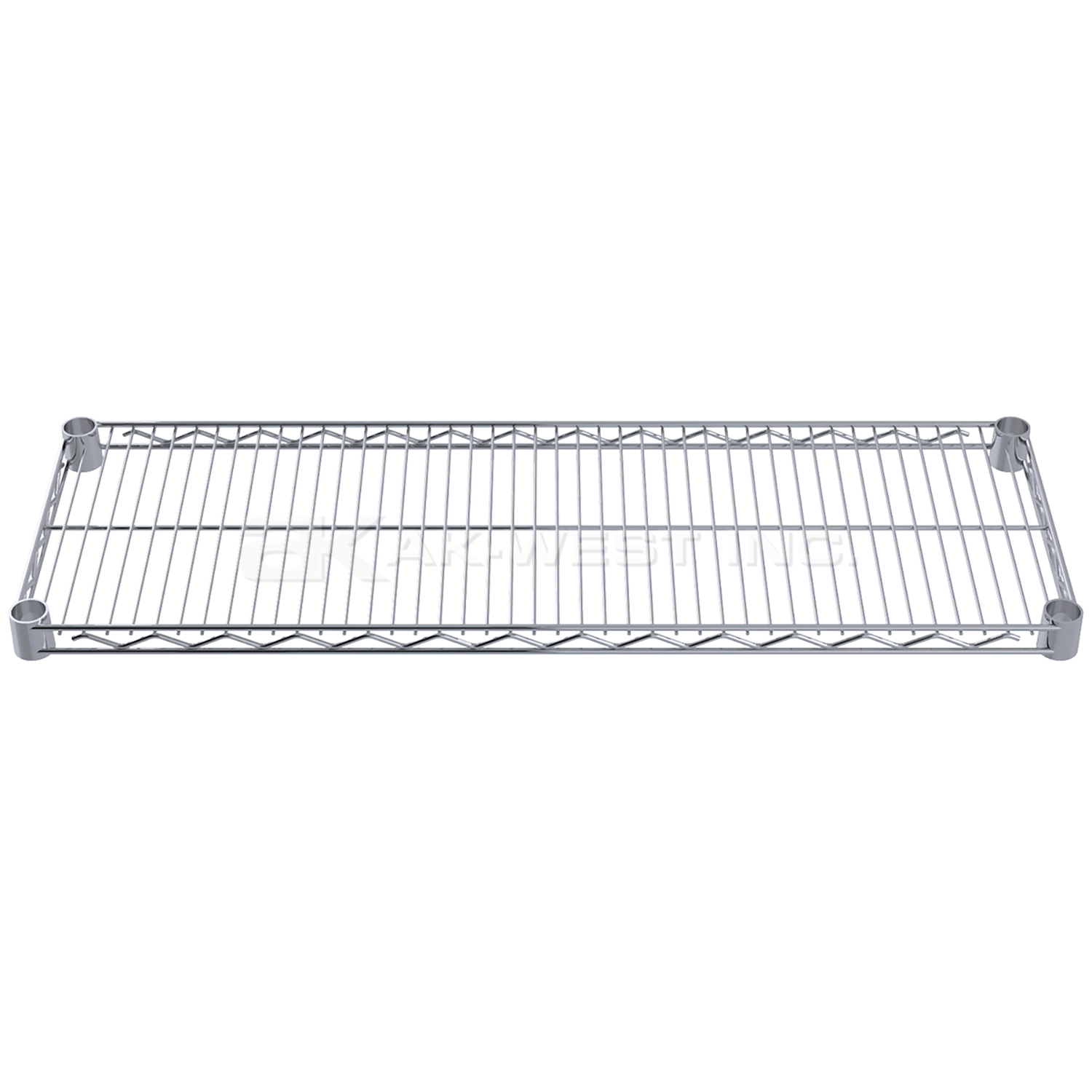 Chrome, 12" x 48" Wire Shelf