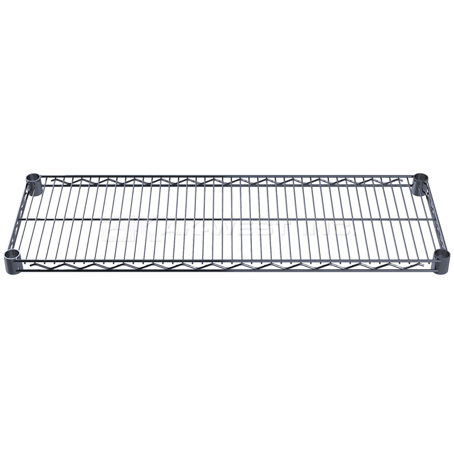 Grey Epoxy, 12" x 48" Wire Shelf